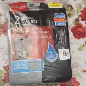 Hanes Tagless T-Shirts Pack - Black and Gray